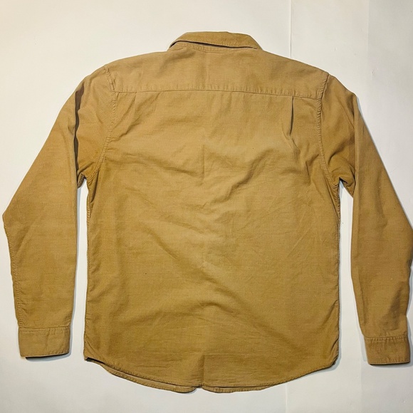 RVCA Corduroy Button Up Long Sleeve Skate Surf Unisex M - Picture 2 of 3